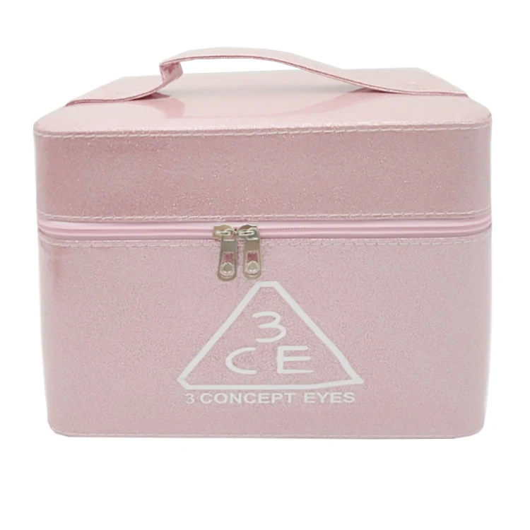 Cosmetic Case With Mirror Square Cosmetics Bag Ladies Jewelry Box, Pink
Cosmetic Case With Mirror Square Cosmetics Bag Ladies Jewelry Box, Pink