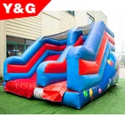 2019 Blue Inflatable Slide Ce, Inflatable Jumping Slide, Inflatable Playground Slide For Kids