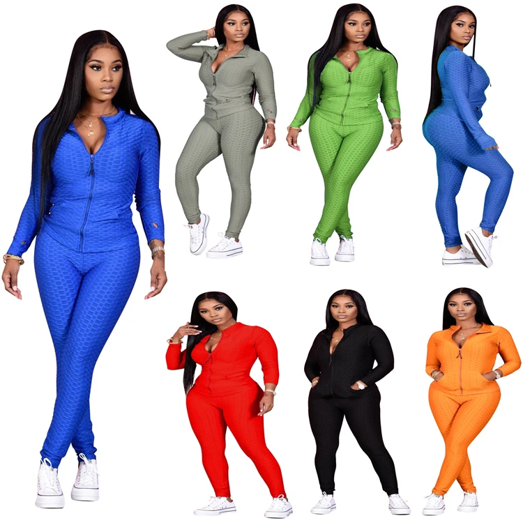 Fashion 2 Pcs Sweatsuit Jogging Long Sleeve Solid Zipper Top Tracksuit Plus Size Spring Women Two Piece Set, Picture
Fashion 2 Pcs Sweatsuit Jogging Long Sleeve Solid Zipper Top Tracksuit Plus Size Spring Women Two Piece Set, Picture