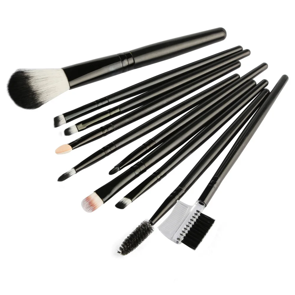 Foundation Brush Face Powder Blush Concealers Eye Shadows Make Up Tools Classic Black Makeup Brush Set
Foundation Brush Face Powder Blush Concealers Eye Shadows Make Up Tools Classic Black Makeup Brush Set