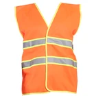 High Visibility Ribbon Reflective Safety Branded Walking Running Vest