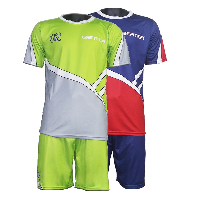 Custom design team logo names cheap price football jersey shirts and shorts set quick dry sports wear, Custom color
Custom design team logo names cheap price football jersey shirts and shorts set quick dry sports wear, Custom color
