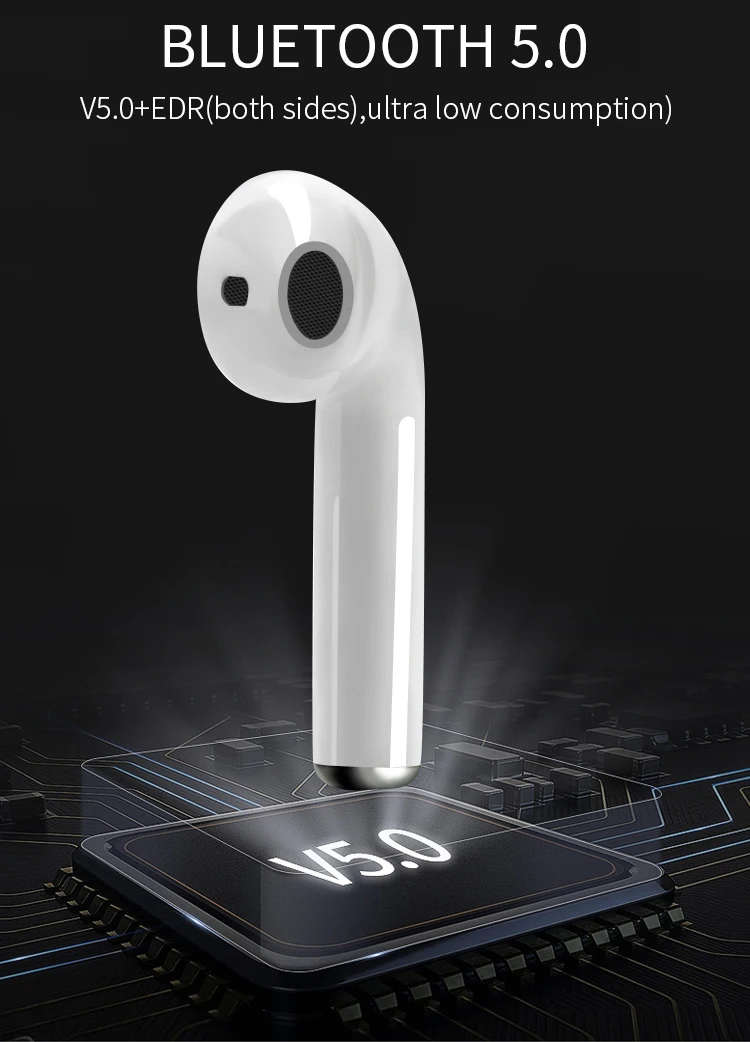 Tws I7S V5.0 A2DP Stereo Earphones Noise Cancelling Blue Tooth Headphone Wireless Earbuds For Amazon - ANKUX.COM