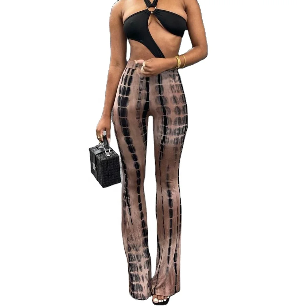 Hot Selling New Products In Autumn-Contrast Elastic Waist Slimming Flared Pants Trousers Casual Pants., Picture 
Hot Selling New Products In Autumn-Contrast Elastic Waist Slimming Flared Pants Trousers Casual Pants., Picture