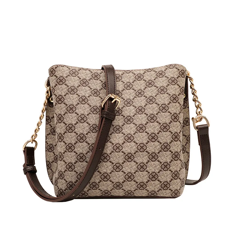 Bucket bag women's messenger bag large capacity Korean version New ins one shoulder chain for women's bag
Bucket bag women's messenger bag large capacity Korean version New ins one shoulder chain for women's bag