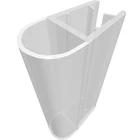 PVC seal stripping strip for shower sliding glass door waterproof