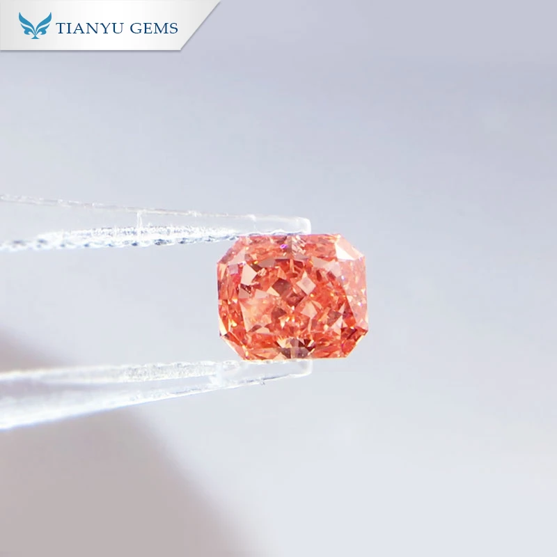 Tianyu IGI Cetified 1.14CT Radiant Cut VVS2 Fancy Intense Pinkish Orange Colored Lab CVD Loose Diamond
Tianyu IGI Cetified 1.14CT Radiant Cut VVS2 Fancy Intense Pinkish Orange Colored Lab CVD Loose Diamond