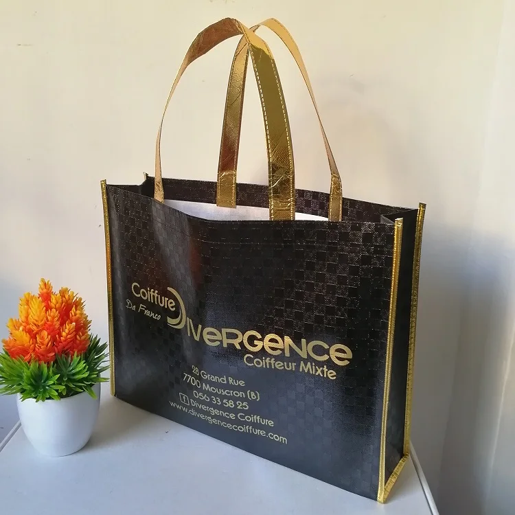 Free shipping wholesale custom promotional gold Metallic Non Woven Shopping Bags with logo printed, Customized
Free shipping wholesale custom promotional gold Metallic Non Woven Shopping Bags with logo printed, Customized