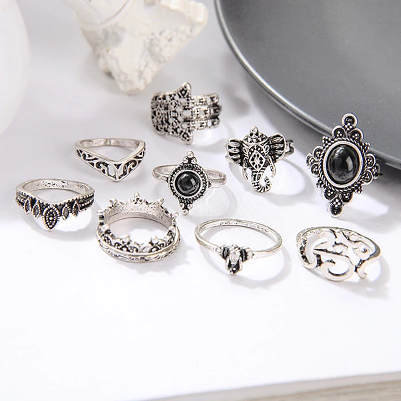Wholesale 2021 Trendy Antique Silver Hamsa Hand Wave Crystal Jewelry Customized Men Women Simple Fashion Rings anillos de mujer, Vintage silver
Wholesale 2021 Trendy Antique Silver Hamsa Hand Wave Crystal Jewelry Customized Men Women Simple Fashion Rings anillos de mujer, Vintage silver