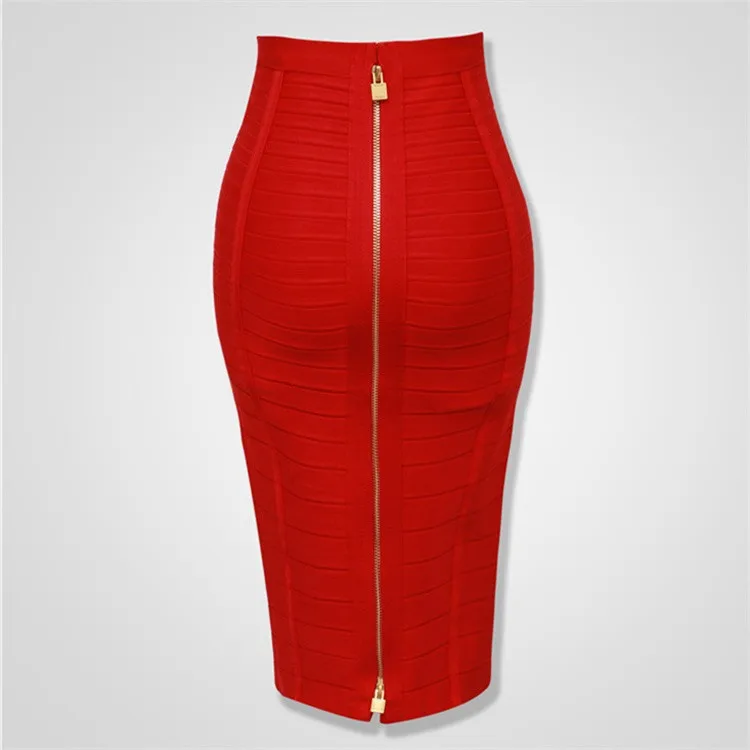 18 Colors Sexy Solid Zipper Bandage Women Elastic Bodycon Summer Plus Size Pencil Skirts
18 Colors Sexy Solid Zipper Bandage Women Elastic Bodycon Summer Plus Size Pencil Skirts