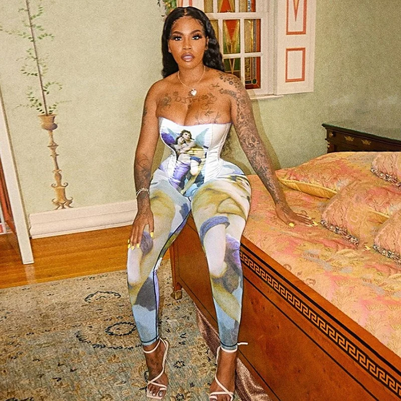 Sexy Printed Skinny Fall Fashion 2021 Women Fall Clothing Customize Jumpsuit Corset Jumpsuit
Sexy Printed Skinny Fall Fashion 2021 Women Fall Clothing Customize Jumpsuit Corset Jumpsuit