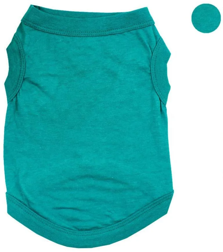 Wholesale best price colorful T-shirt dog cloth for sales, White,grey,red,purple,black,green,
Wholesale best price colorful T-shirt dog cloth for sales, White,grey,red,purple,black,green,