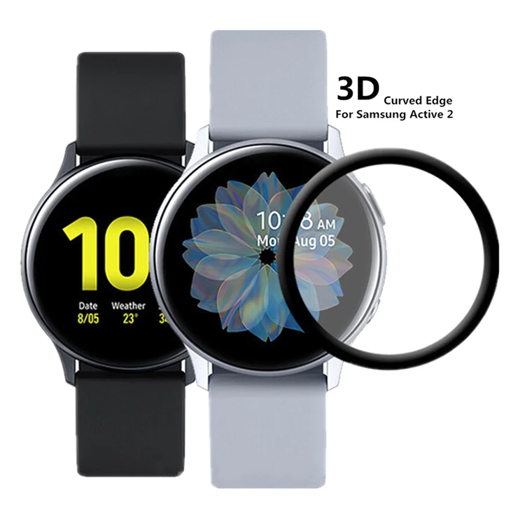 New 3D 2.5D Curved Tempered Glass Full Cover Screen Protector For Samsung Galaxy Watch Active 1/2, Transparency 99% color
New 3D 2.5D Curved Tempered Glass Full Cover Screen Protector For Samsung Galaxy Watch Active 1/2, Transparency 99% color