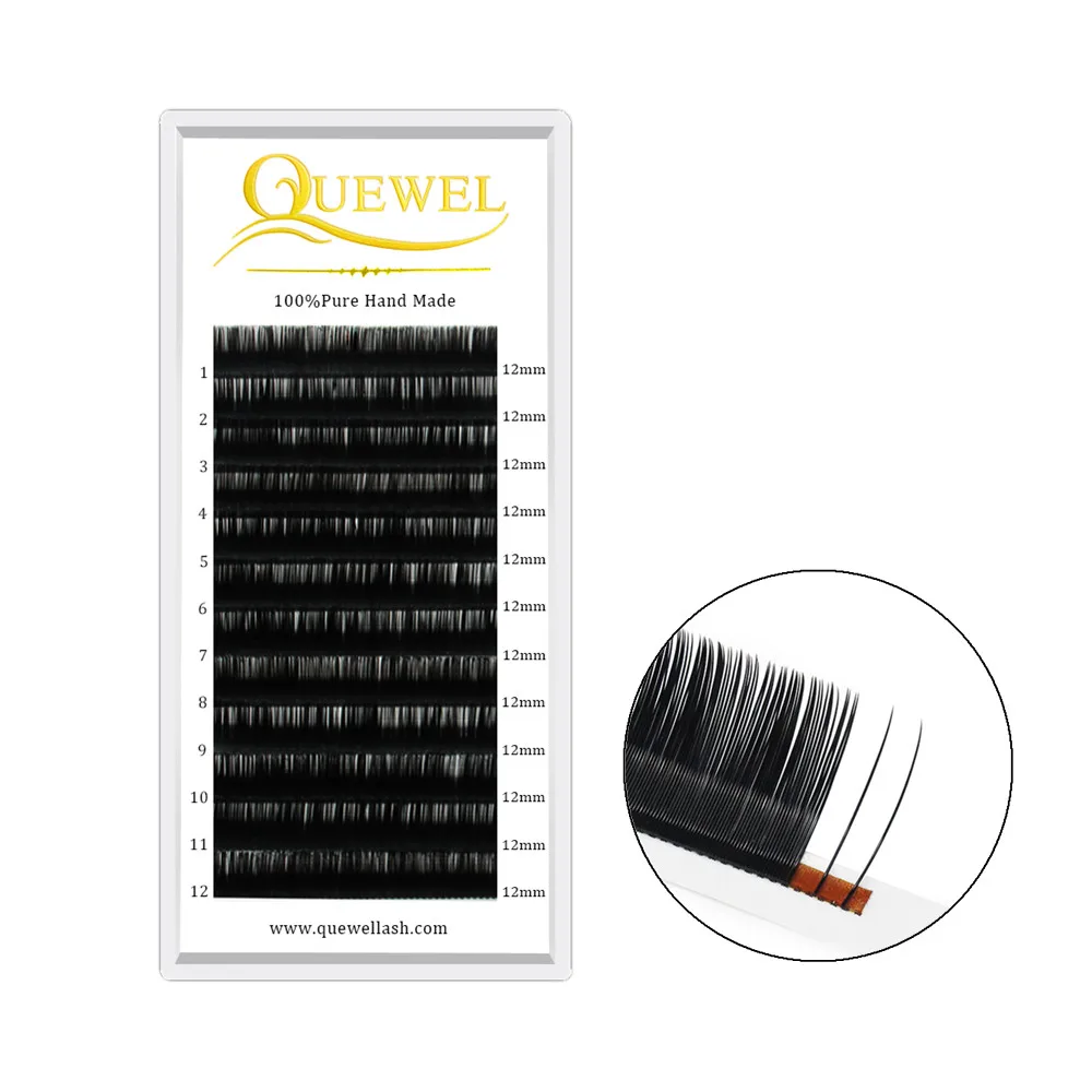 Quewel High Quality Individual Eyelash Extensions And Private Labeling OEM Eyelash Volume For Salon, Natural black
Quewel High Quality Individual Eyelash Extensions And Private Labeling OEM Eyelash Volume For Salon, Natural black