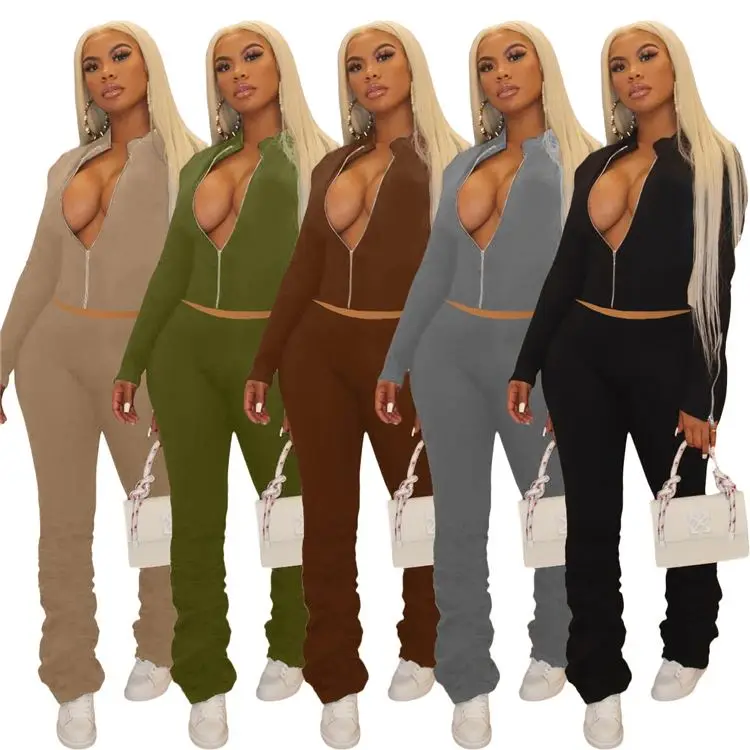 MD-201109149 Hot Selling Newest Design Fashion Casual Womens Winter Clothing 2020 Two Piece Set Stack Pants 2 Piece Set
MD-201109149 Hot Selling Newest Design Fashion Casual Womens Winter Clothing 2020 Two Piece Set Stack Pants 2 Piece Set