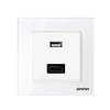 one gang telephone Hd connection port the wall socket