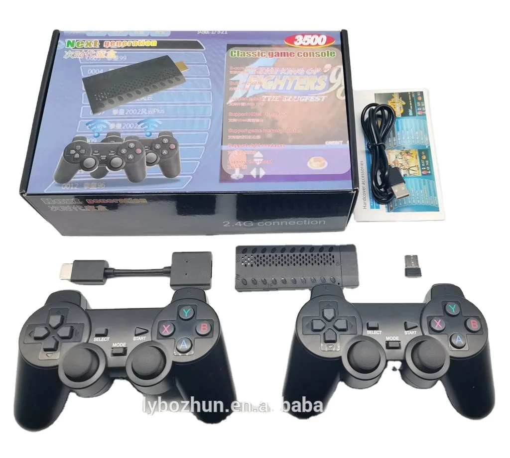 4K HD Console Built in 3500 Classic Games Mini Wireless Controller Retro Video Game Console
4K HD Console Built in 3500 Classic Games Mini Wireless Controller Retro Video Game Console
