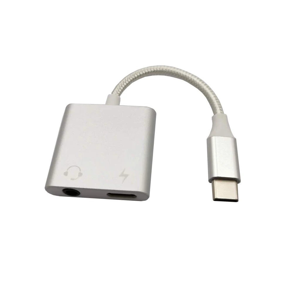 Type C To 3.5mm Audio Adapter 2 in 1 USB Type C Headphone Fast Charging Converter Adapter, Gold/silver/gray
Type C To 3.5mm Audio Adapter 2 in 1 USB Type C Headphone Fast Charging Converter Adapter, Gold/silver/gray