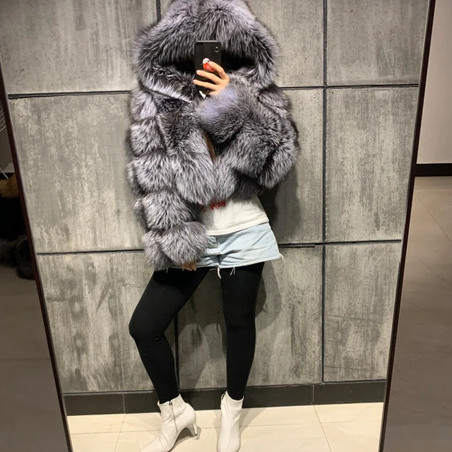 Fashion Ladies Natural Fox Fur Jacket Short Real Fur Coat Women Outerwear, Customized color
Fashion Ladies Natural Fox Fur Jacket Short Real Fur Coat Women Outerwear, Customized color