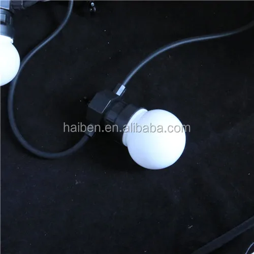 Haiben Hot Sale Party Decoration Low Voltage 24V rubber wire led string light indoors&outdoors Waterproof IP44 SMD