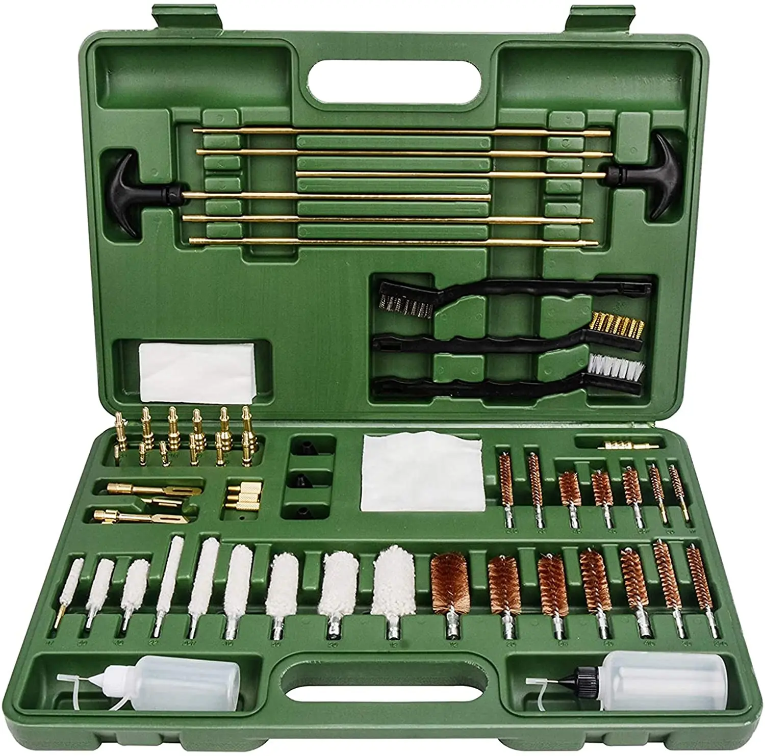 Universal Gun Cleaning Kit Hunting Handgun Shot Gun Cleaning Kit for All Guns with Case Travel Size Portable Metal Brushes35 set
Universal Gun Cleaning Kit Hunting Handgun Shot Gun Cleaning Kit for All Guns with Case Travel Size Portable Metal Brushes35 set