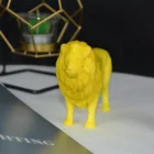 Gift Animal Creative Toy Lion Model Resin 3d Printing Desktop Animal Decoration Personalized Party Gift Openwork Lion