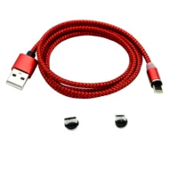 OEM/ODM 3 in 1 one-meter red mobile phone charging cable cell phone magnetic charger adapter usb cable
OEM/ODM 3 in 1 one-meter red mobile phone charging cable cell phone magnetic charger adapter usb cable