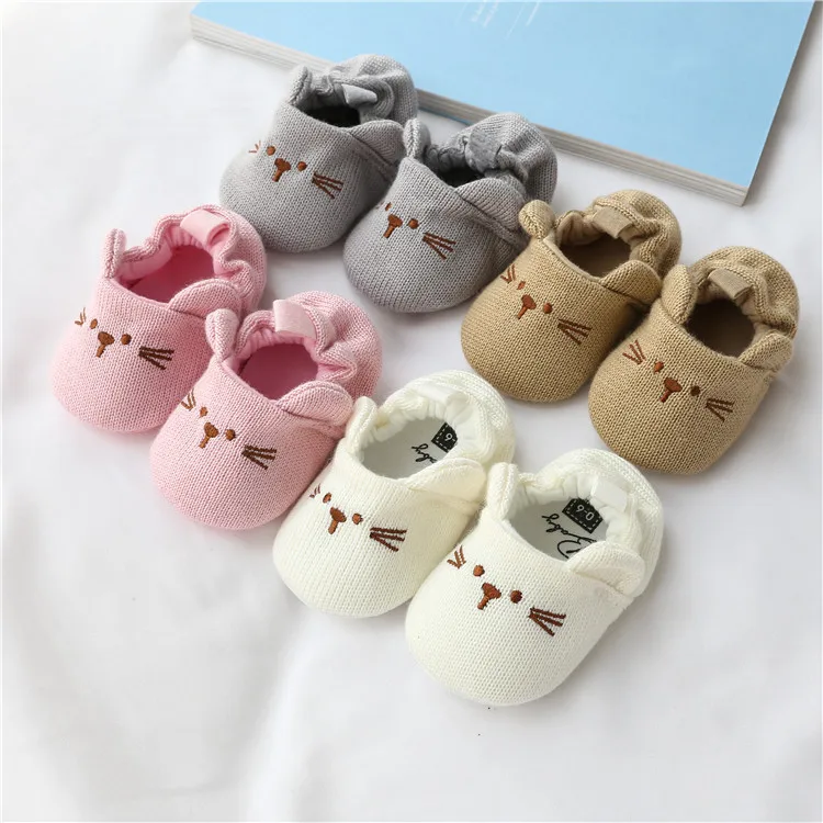 Cartoon Baby shoes knitting wool soft baby shoes spring and autumn girls shoes, As picture
Cartoon Baby shoes knitting wool soft baby shoes spring and autumn girls shoes, As picture