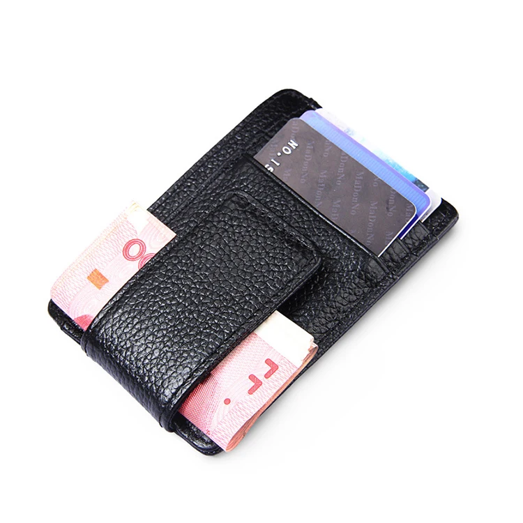RFID shield Business style slim front pocket leather wallet, magnet money clip wallet
RFID shield Business style slim front pocket leather wallet, magnet money clip wallet