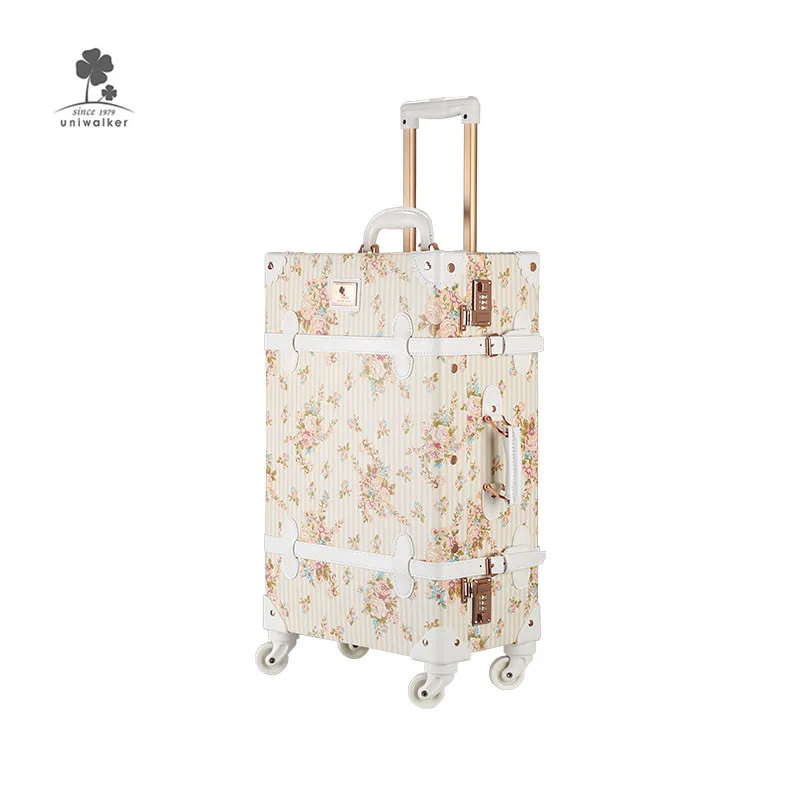 Girls Floral Printing Design Cute Carry-On Spinner Wheels 3 pcs Vintage Trolley Luggage Set
Girls Floral Printing Design Cute Carry-On Spinner Wheels 3 pcs Vintage Trolley Luggage Set