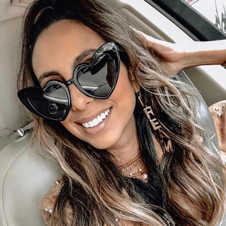 Sunbest Eyewear 8805 Hot Selling Trendy Big Frames Heart Shape Female Sun Glasses 2021 Fashion UV400 Women's Black Sunglasses
Sunbest Eyewear 8805 Hot Selling Trendy Big Frames Heart Shape Female Sun Glasses 2021 Fashion UV400 Women's Black Sunglasses