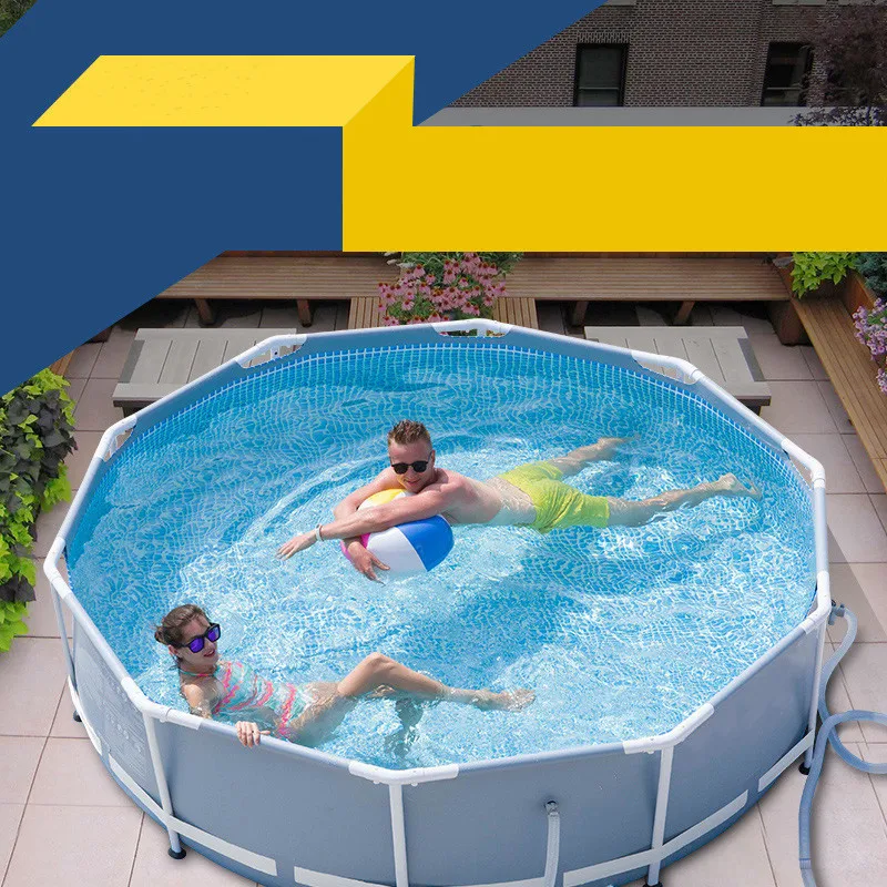 Above Ground Pool Easy Assemble Round Gartenpool for Family Steel Frame Swimming Pool for Kids' Best Gift
Above Ground Pool Easy Assemble Round Gartenpool for Family Steel Frame Swimming Pool for Kids' Best Gift