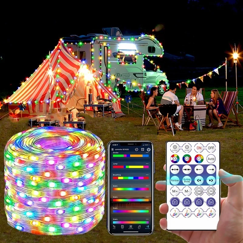 Party Decoration 32.8FT Outdoor APP Control Color Changing Smart USB Dream Color LED Strip String Lights Christmas Lights
Party Decoration 32.8FT Outdoor APP Control Color Changing Smart USB Dream Color LED Strip String Lights Christmas Lights
