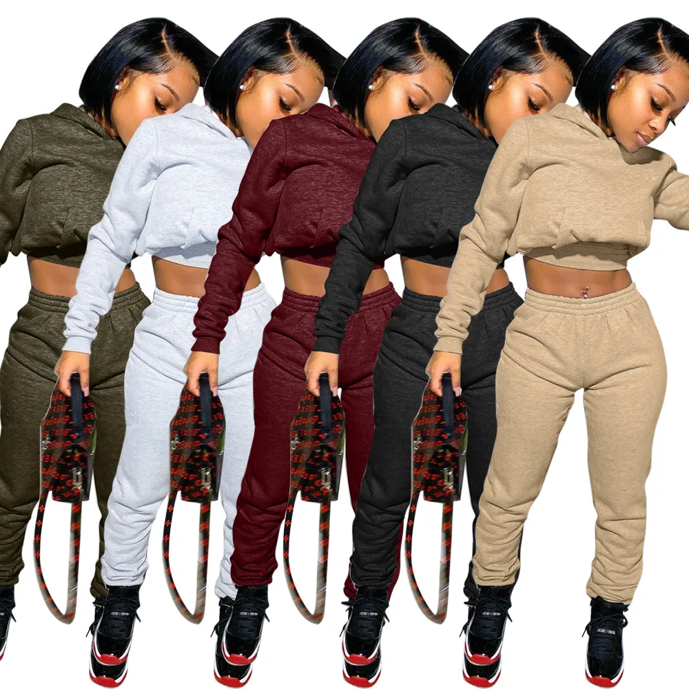 2021 plus size oversized women's Solid color crop hoodie pullover graphic sports suit 2 two piece sets for woman
2021 plus size oversized women's Solid color crop hoodie pullover graphic sports suit 2 two piece sets for woman
