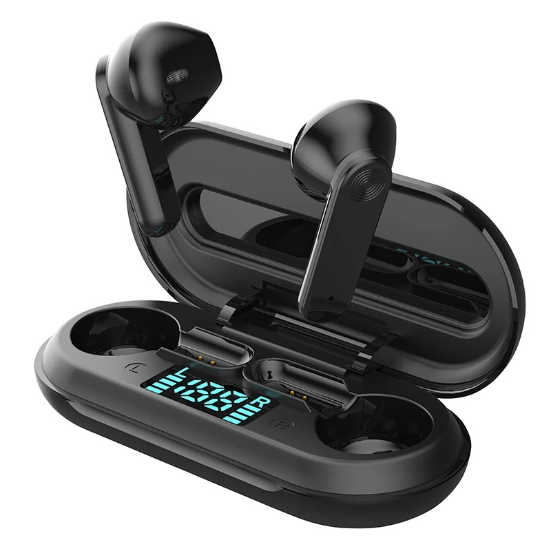 Drop Shipping New Trending LED Display TWS Earbuds With Ultra-Thin Charging Case Earphone Mini Earbuds With Microphone
Drop Shipping New Trending LED Display TWS Earbuds With Ultra-Thin Charging Case Earphone Mini Earbuds With Microphone