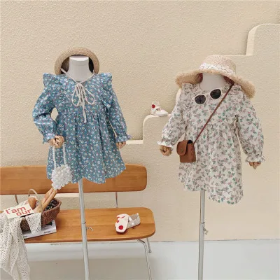 Girls' Dresses Summer Children's Clothing Floral Long-sleeved Cotton Princess Baby Kids Girl Dress
Girls' Dresses Summer Children's Clothing Floral Long-sleeved Cotton Princess Baby Kids Girl Dress