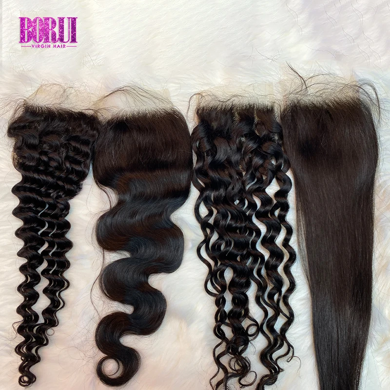 Top Selling Brazilian Human Hair 5by5 Deep Wave HD Lace Closure Insivible Lace All Pre-plucked And Bleached Knot
Top Selling Brazilian Human Hair 5by5 Deep Wave HD Lace Closure Insivible Lace All Pre-plucked And Bleached Knot