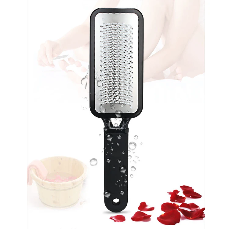 FOCSTAR Amazon Hot Foot Scrubber Stainless Steel Foot File Callus Remover Colossal Foot Rasp (BT7003), Black
FOCSTAR Amazon Hot Foot Scrubber Stainless Steel Foot File Callus Remover Colossal Foot Rasp (BT7003), Black