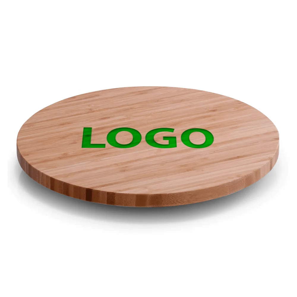 

Custom Qi Wooden Bamboo Wireless Charger 5W Wood Wireless Charging For Mobile Phone