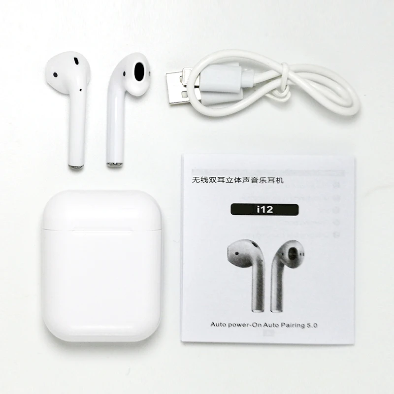 Smart mobile accessories I12 Tws 5.0 Earbuds Headphones wireless earphone i12 TWS, White
Smart mobile accessories I12 Tws 5.0 Earbuds Headphones wireless earphone i12 TWS, White