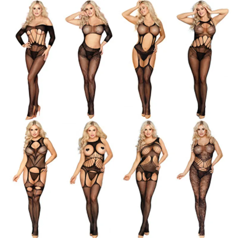 Nightclub role-playing Women sexy Stockings European sexy silk Black Hollow Out Socks set
Nightclub role-playing Women sexy Stockings European sexy silk Black Hollow Out Socks set