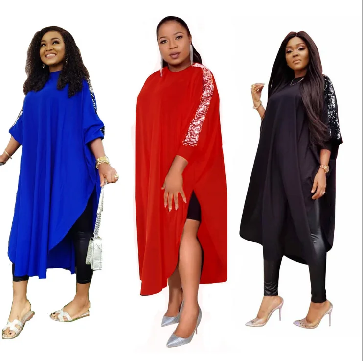 New style classic African women's clothing Dashiki fashion stretch Sequined loose plus-size dresses size L XL XXL XXXL
New style classic African women's clothing Dashiki fashion stretch Sequined loose plus-size dresses size L XL XXL XXXL