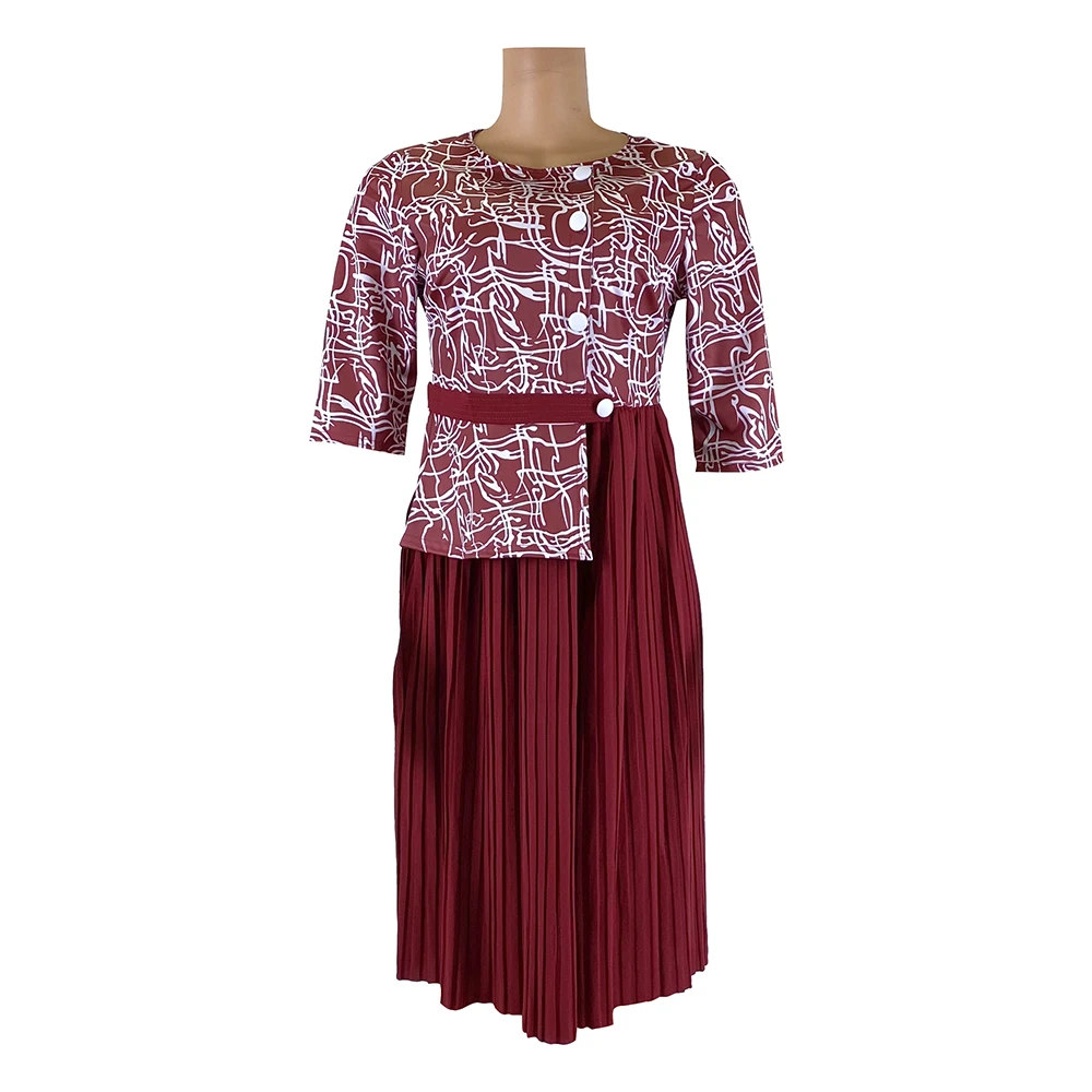 2021 multifunctional African mother dress plus size casual women wholesale long sleeve office ladies, Customized color
2021 multifunctional African mother dress plus size casual women wholesale long sleeve office ladies, Customized color