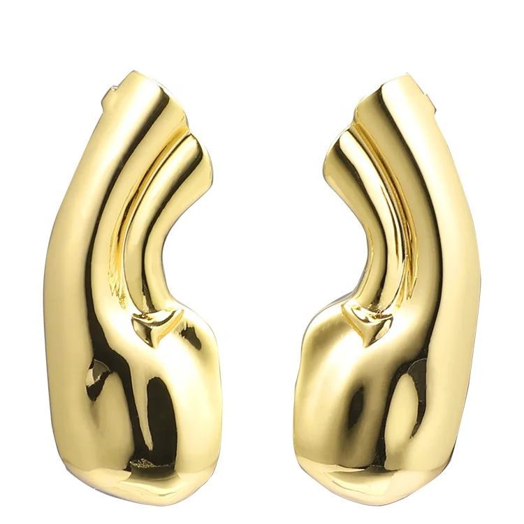 Latest High Quality 18K Gold Plated Brass Jewelry Earlobe Clip-on Accessories Earrings E191121
Latest High Quality 18K Gold Plated Brass Jewelry Earlobe Clip-on Accessories Earrings E191121