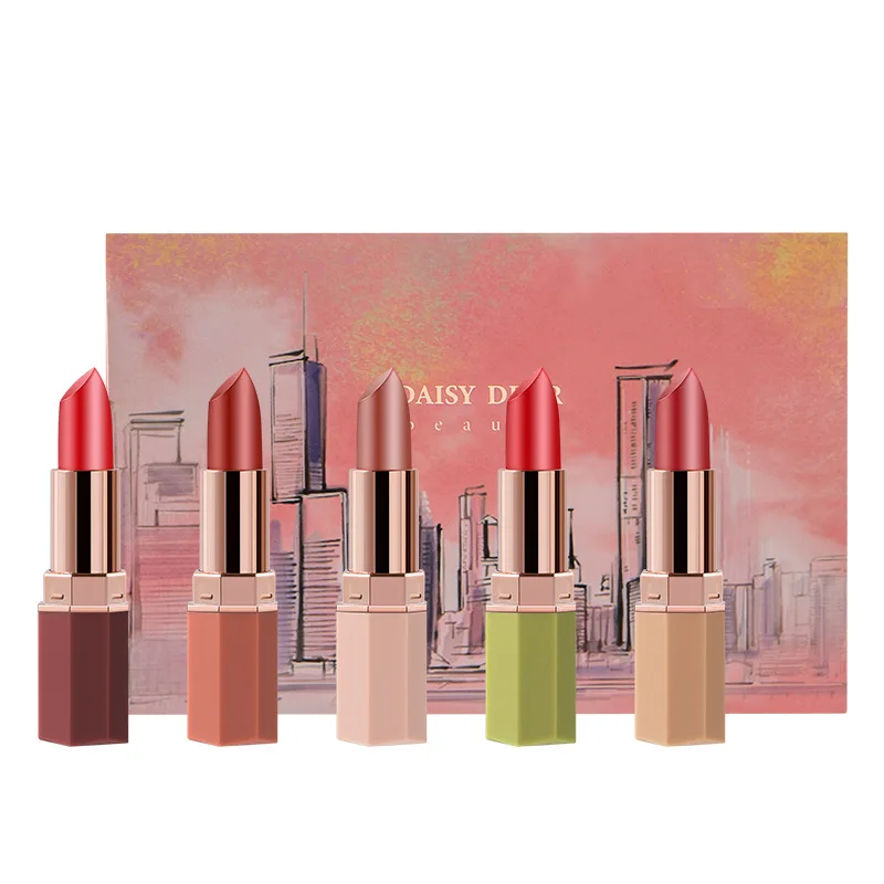 High Quality Private Label Luxurious Cute Waterproof Long Lasting Matte Lipstick Set, As picture
High Quality Private Label Luxurious Cute Waterproof Long Lasting Matte Lipstick Set, As picture