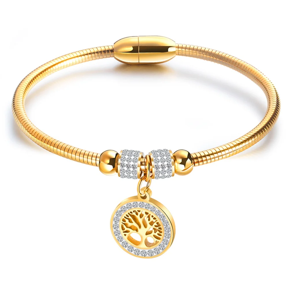 Women Wonderful Life Tree Adjustable Customize 316L Stainless Steel Bangle Bracelet, Silver, gold, rose gold;customized color
Women Wonderful Life Tree Adjustable Customize 316L Stainless Steel Bangle Bracelet, Silver, gold, rose gold;customized color