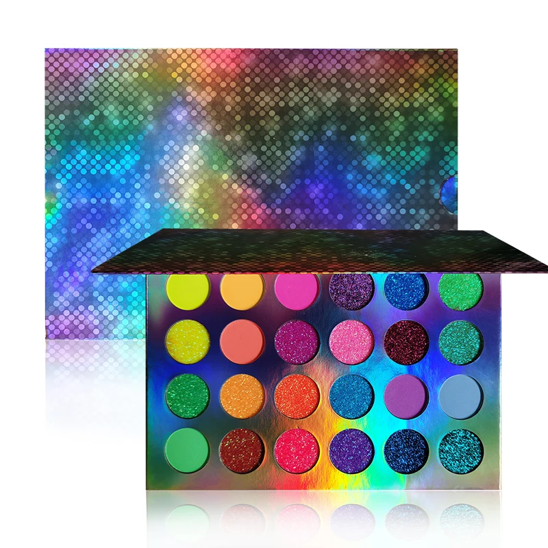Low MOQ 24 Colors Luminous Eye Shadow Custom Packaging Dark Eyeshadow for Halloween Party
Low MOQ 24 Colors Luminous Eye Shadow Custom Packaging Dark Eyeshadow for Halloween Party