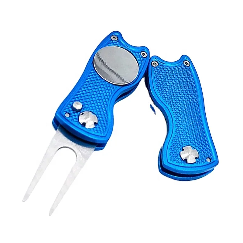 Stainless Steel Foldable Golf Divot Tool Ball Marker Golfer Training Accessory, Blue, red, customized
Stainless Steel Foldable Golf Divot Tool Ball Marker Golfer Training Accessory, Blue, red, customized