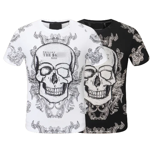 Men's Luxury Brand Fashion 3D Graphic Rhinestones Skull Short Sleeve T Shirts Casual High Quality
Men's Luxury Brand Fashion 3D Graphic Rhinestones Skull Short Sleeve T Shirts Casual High Quality