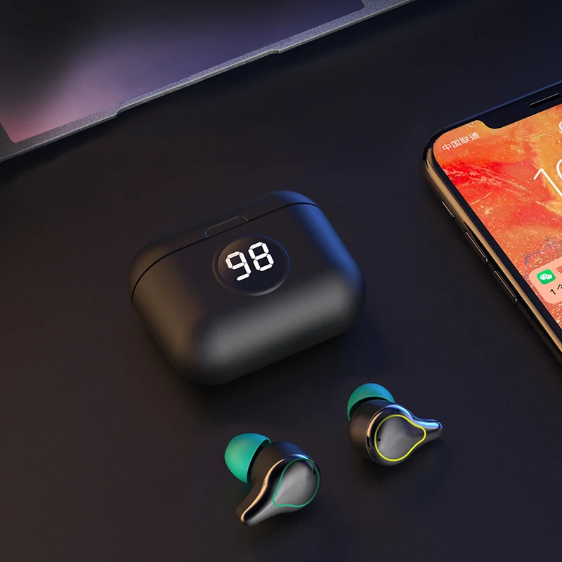 SE16S New BT 5.1 Earbuds Mini Waterproof Deep Bass Sound 4H Playtime LED Digital Display Earphones Wireless Sports Headphones
SE16S New BT 5.1 Earbuds Mini Waterproof Deep Bass Sound 4H Playtime LED Digital Display Earphones Wireless Sports Headphones